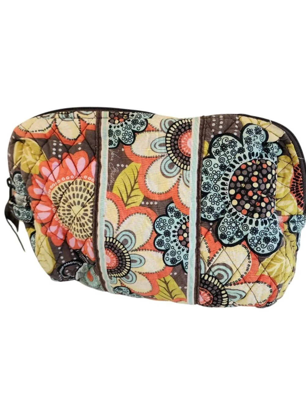 Retired Vera Bradley Flower Shower Make Up Bag